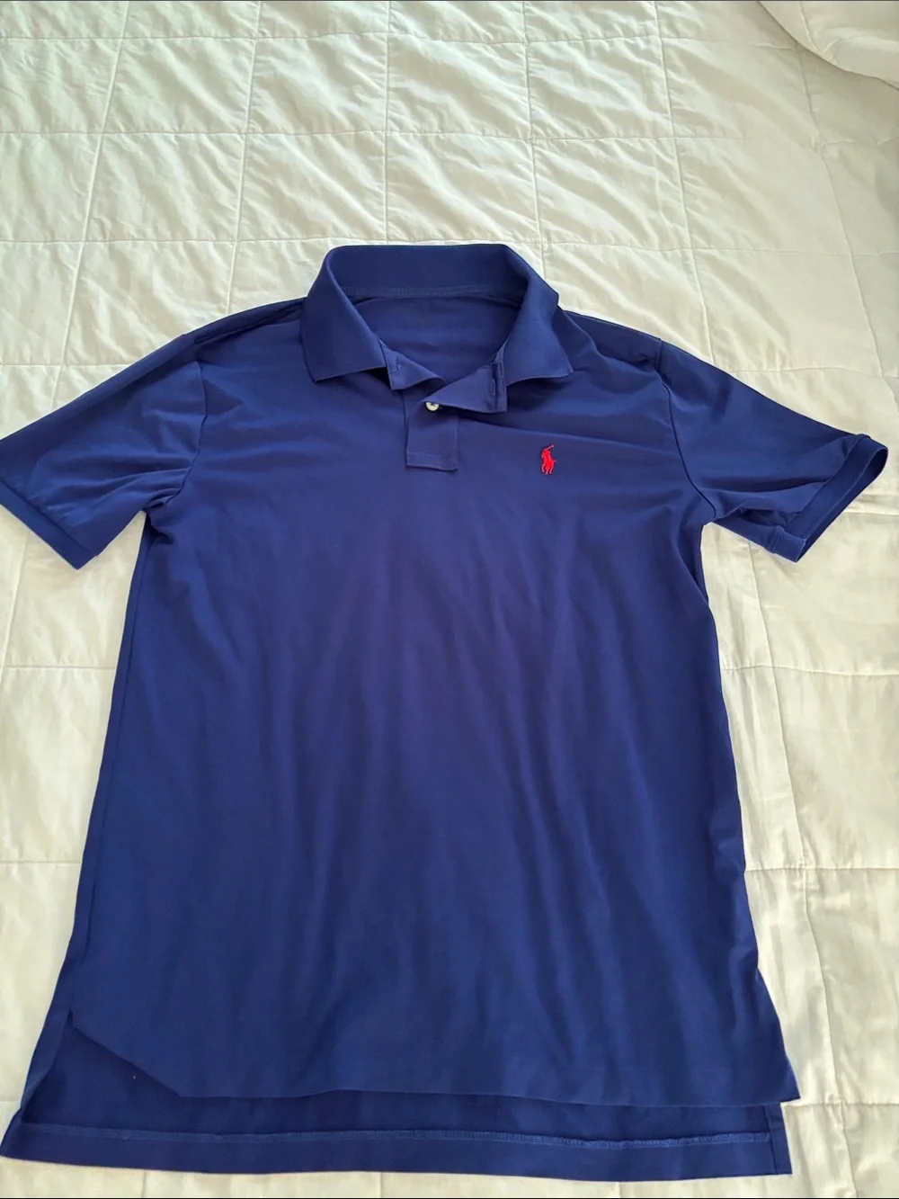 Ralph Lauren Royal Blue Polo with Red Pony Youth XL Like new